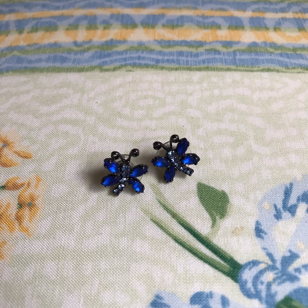 F. Gerald New semi-precious dragonfly earrings